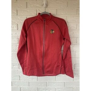 NHL Knights Apparel Chicago Blackhawks Hockey Zip Up Jacket M Sports Fan NM